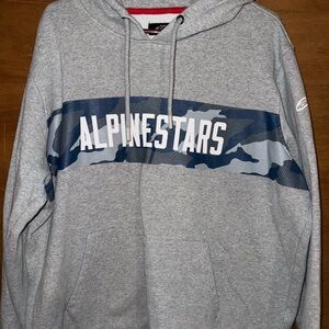 Alpinestars Men's Grey Hoodie